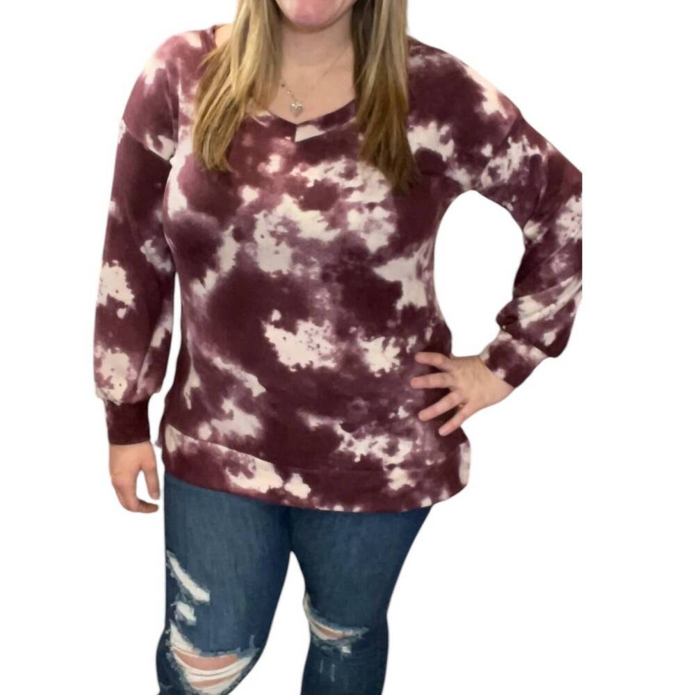 NEW HONEYME v-neck sweater in purple